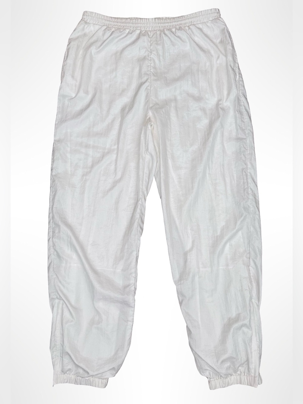 Vintage 80s/90s Winner Windbreaker Track Pants White Blokecore Retro Baggy Gorp